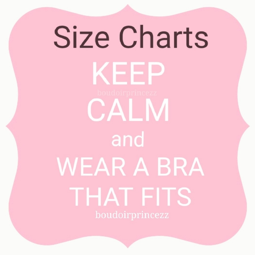 🛍 VS BRALETTE & BRA SIZE CHARTS